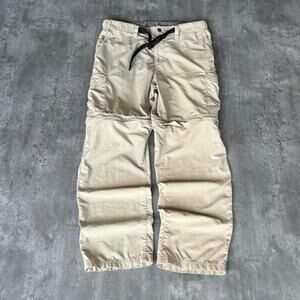 Vintage Y2K Off White Color Lightweight Technical Utility Skater Pants